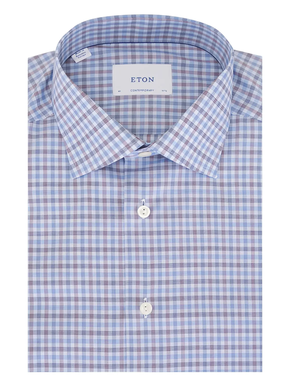 Eton button-fastening shirt | Blue | Image 1