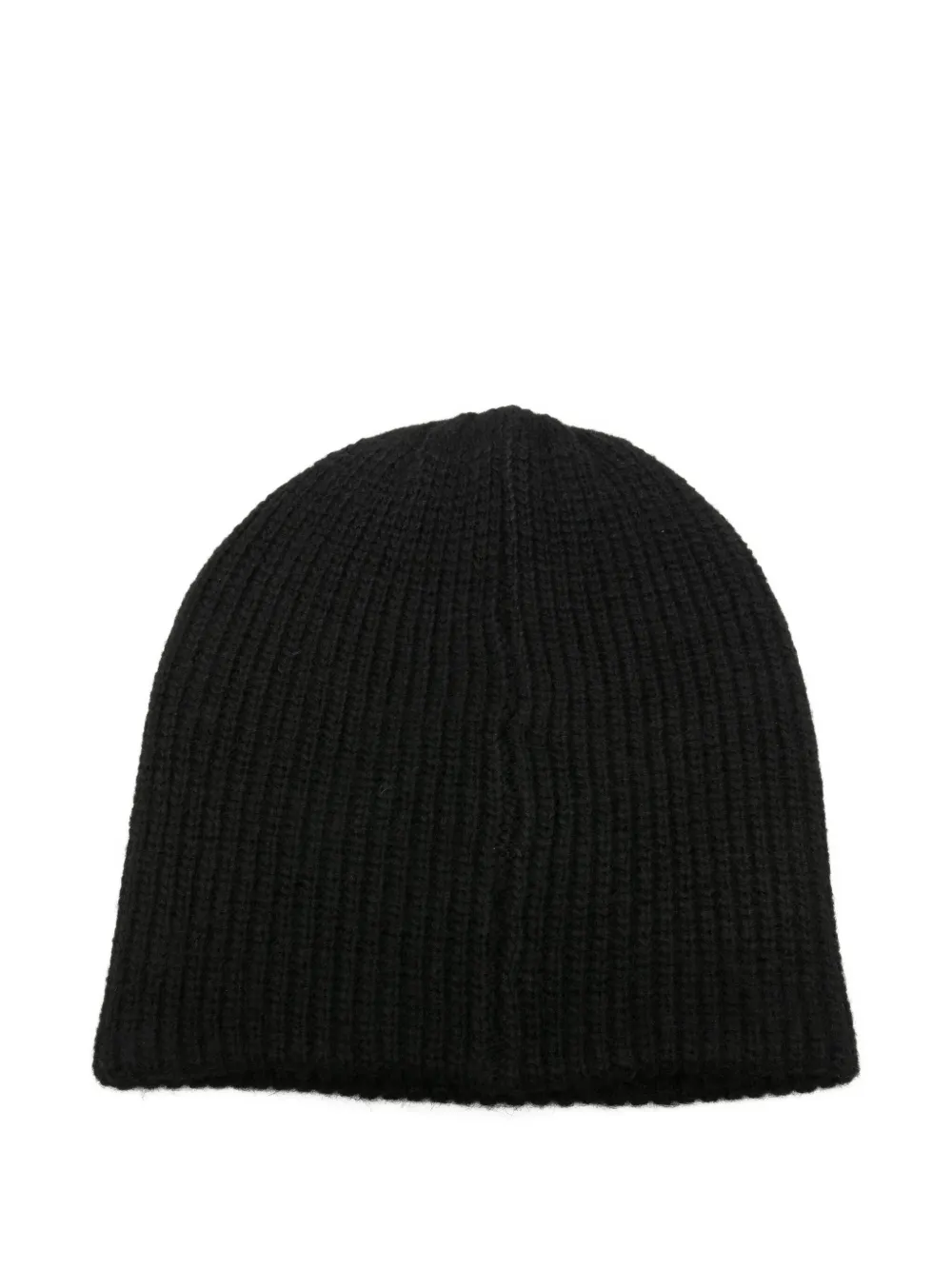 AMISH embroidered-logo beanie - Zwart