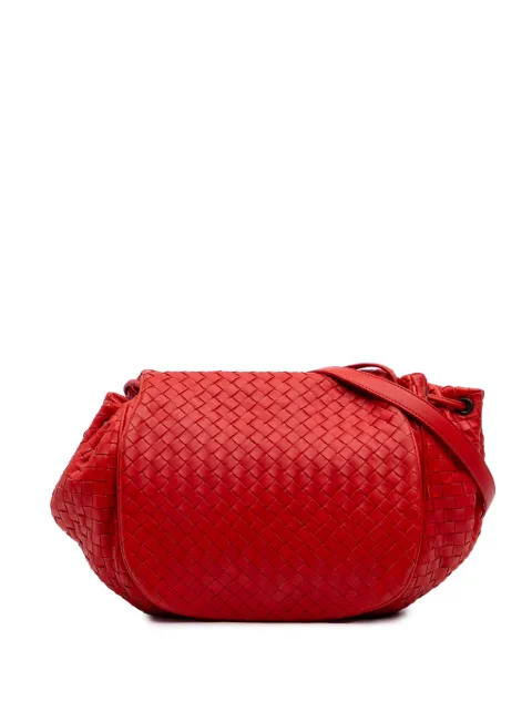 Bottega Veneta Pre-Owned 2012-2025 Intrecciato Flap Umhängetasche aus Nappaleder