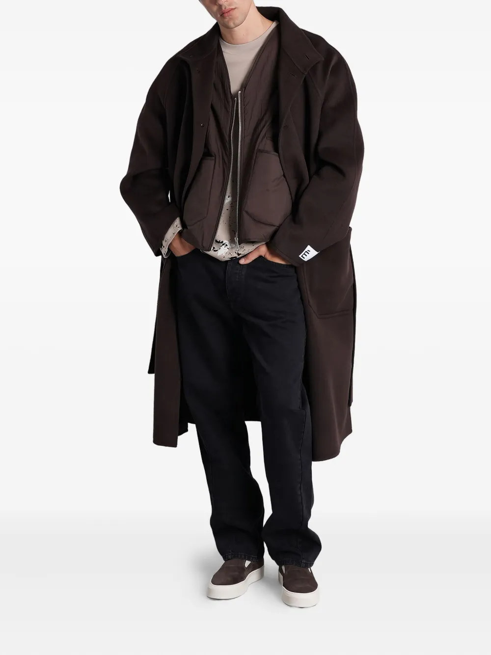 Etudes Studio Sleeveless Zip-pocket Gilet In Brown