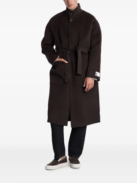 Études Studio belted single-breasted coat