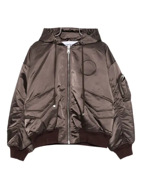 Études Studio logo-patch hooded jacket