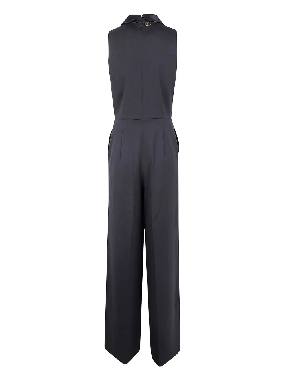 TWINSET tie neck jumpsuit - Zwart