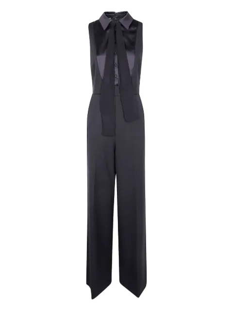 TWINSET tie neck jumpsuit