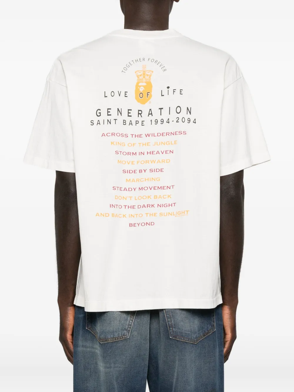 SAINT MXXXXXX x A BATHING APE® Generation graphic-print T-shirt