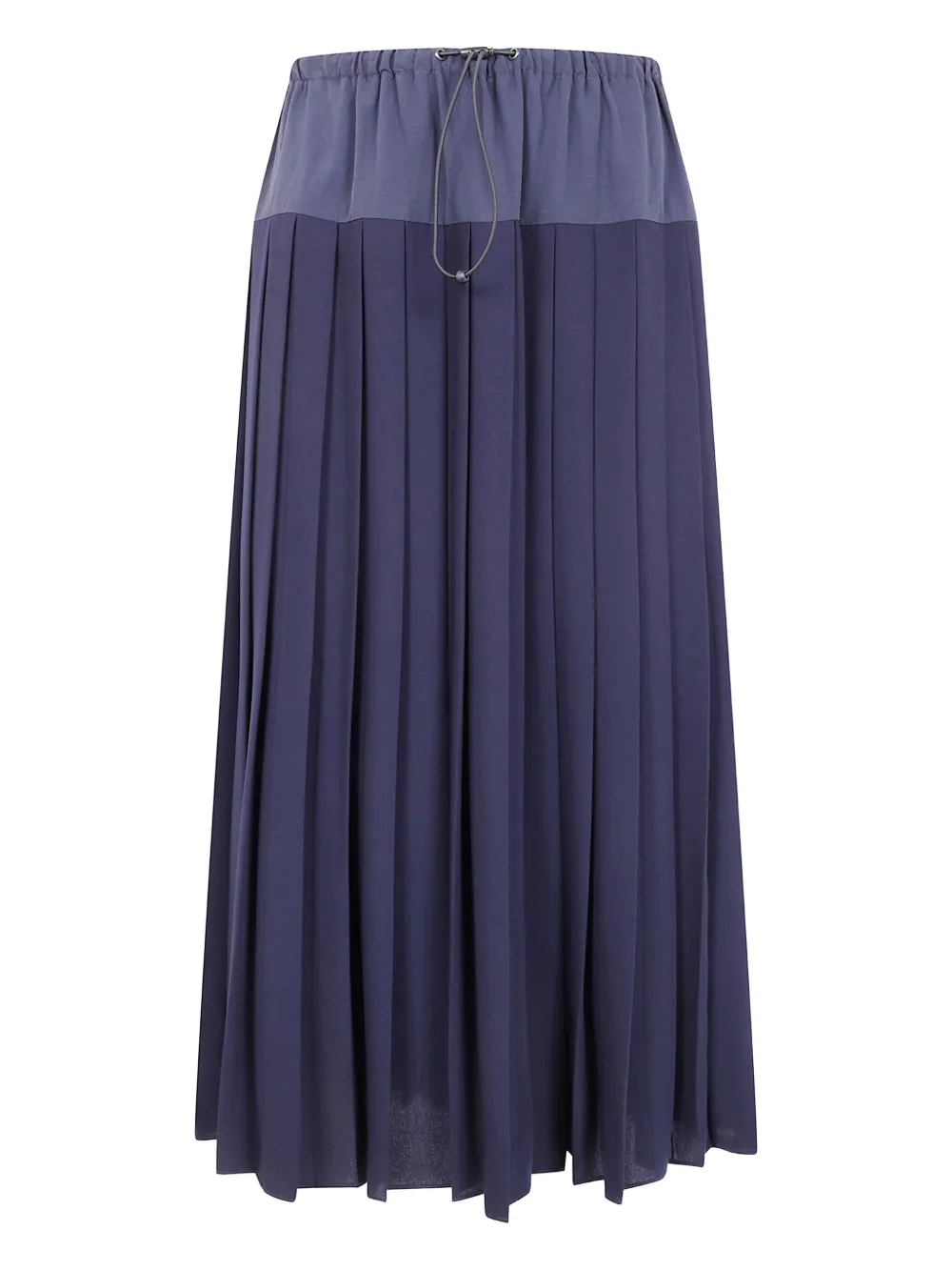 ASPESI pleated drawstring skirt | Blue | Image 1
