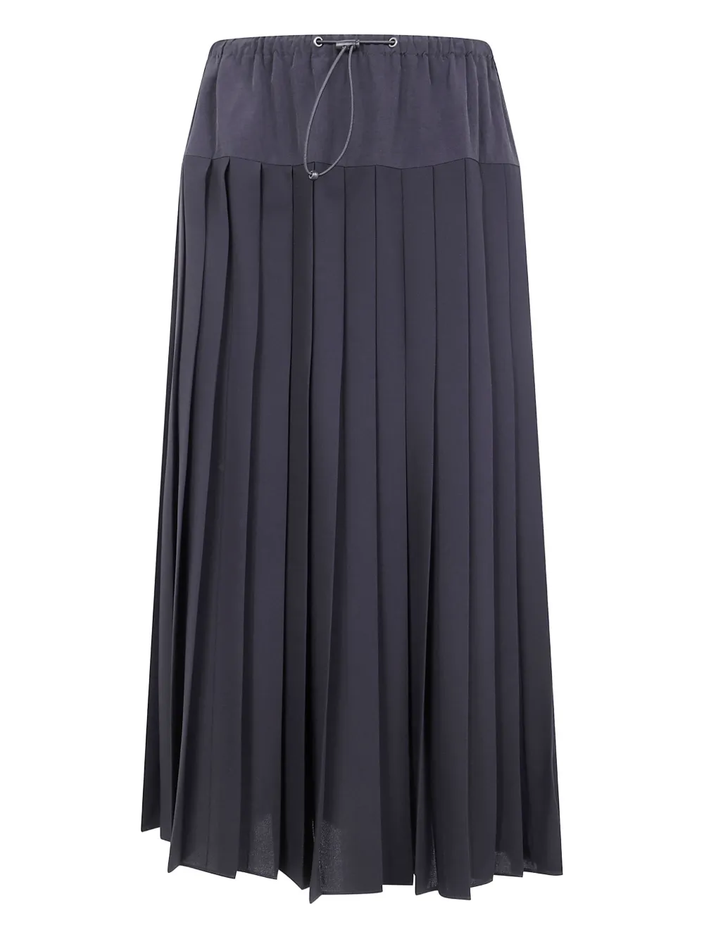 ASPESI pleated drawstring skirt | Black | Image 1