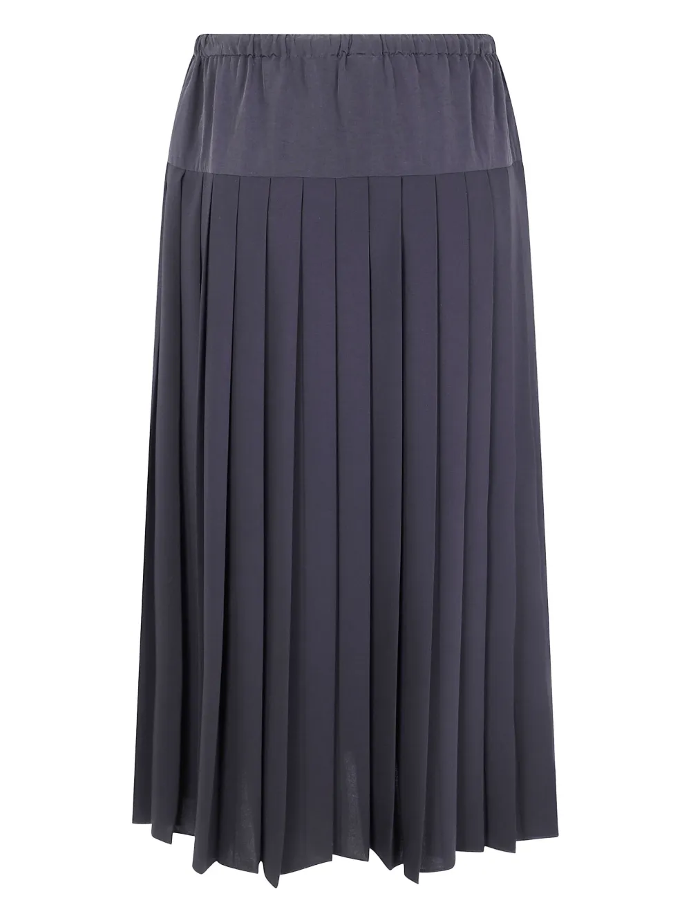 ASPESI pleated drawstring skirt - Zwart