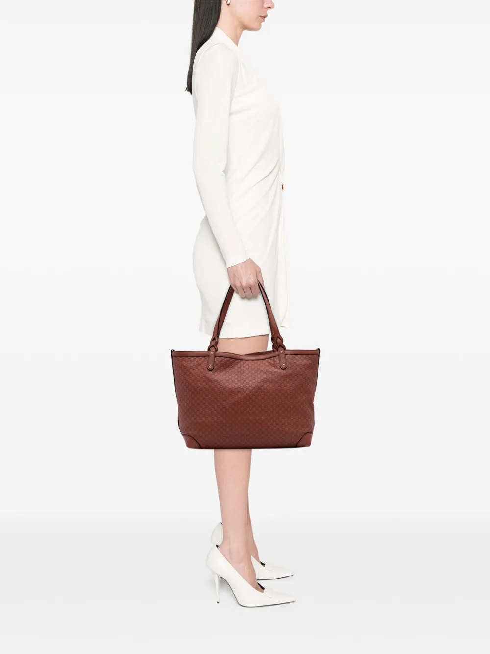 Gucci Pre-Owned 2016-2025 Medium Microguccissima Craft tote bag | Pre-Owned | Image 2
