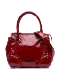 Burberry Pre-Owned 2000-2017 Medium Embossed Patent Anford satchel - Red