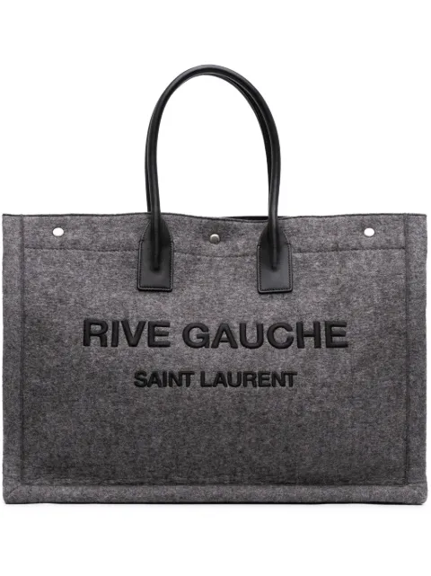 Saint Laurent Pre-Owned 2021 Large Wool Rive Gauche tote bag