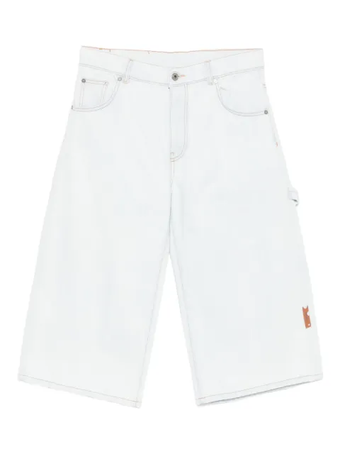 Off-White five-pocket denim shorts