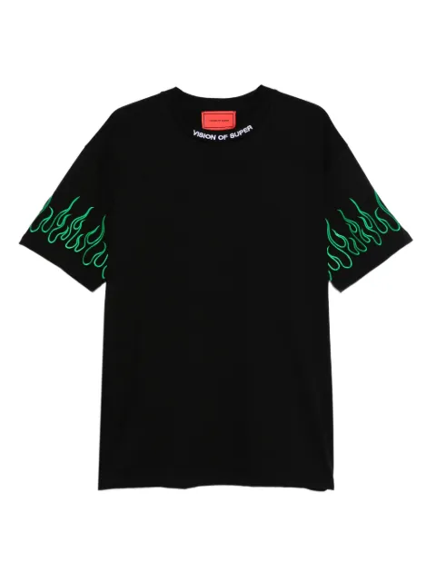 Vision Of Super t-shirt à motif flammes