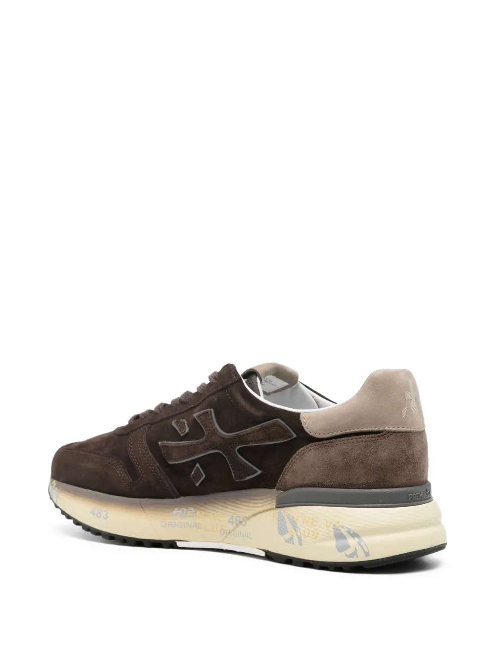 Premiata Mick suède leren sneakers Bruin