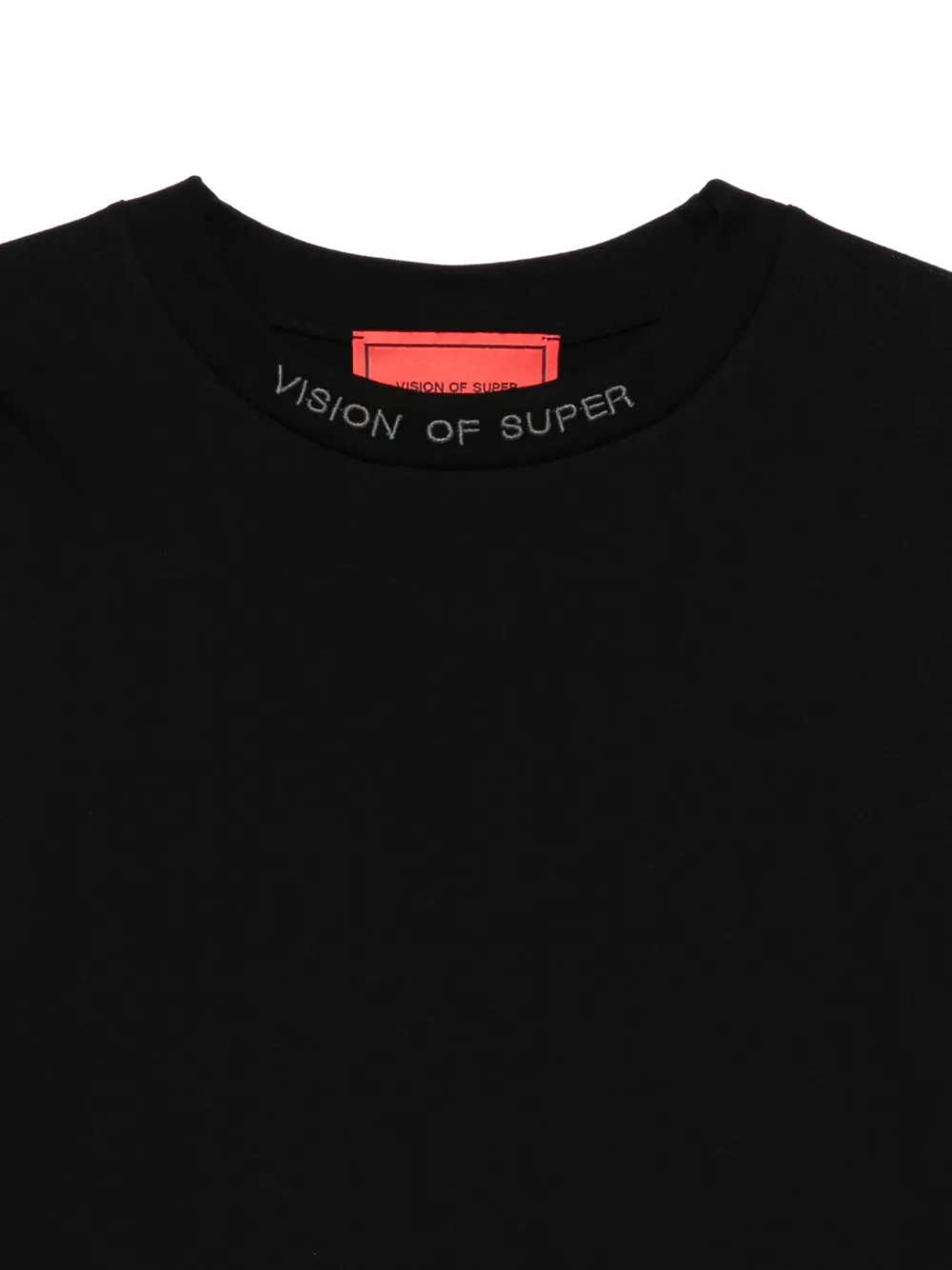 Vision Of Super T-shirt met doodskopprint Zwart