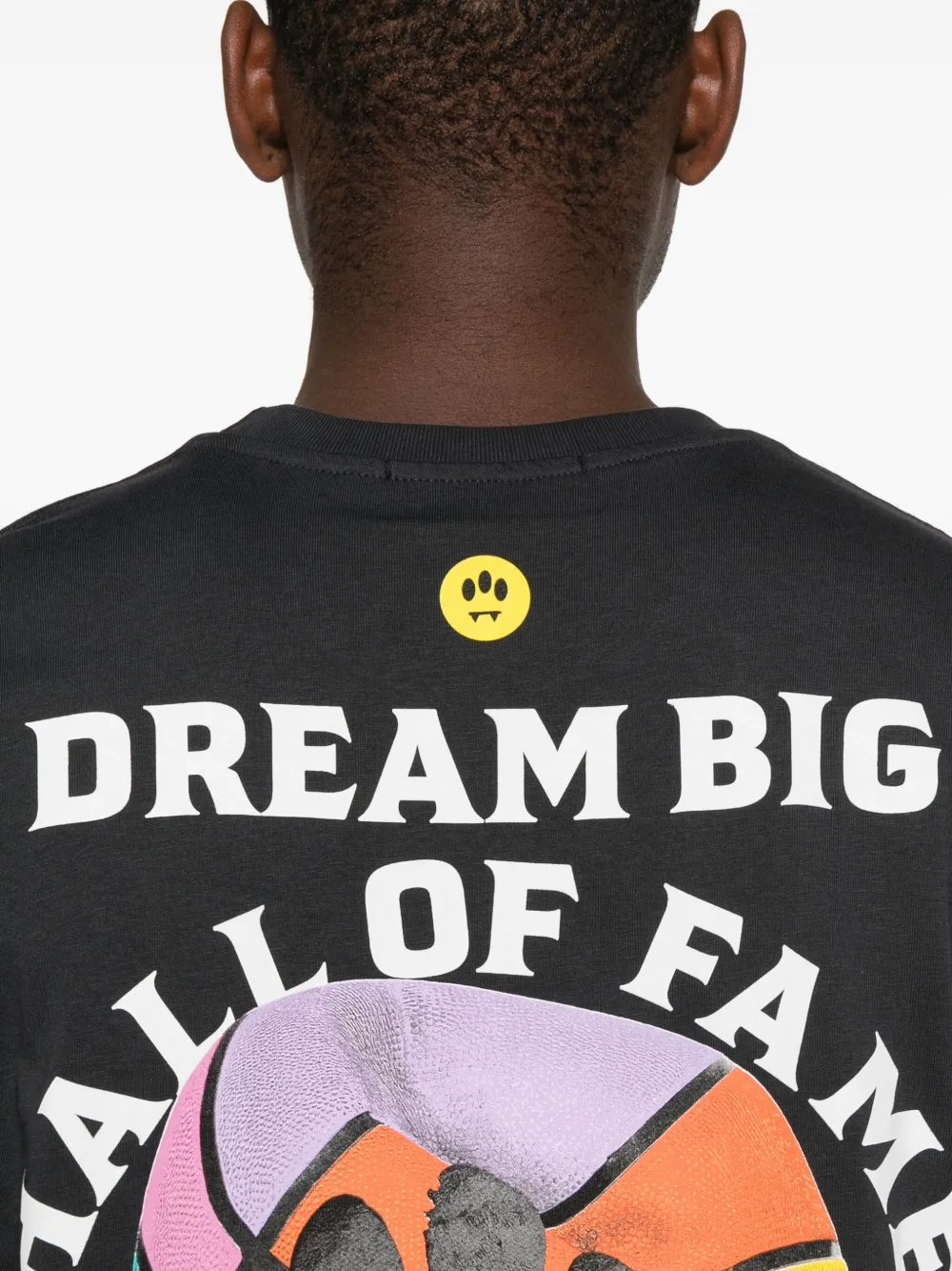 BARROW T-shirt met grafische print Zwart