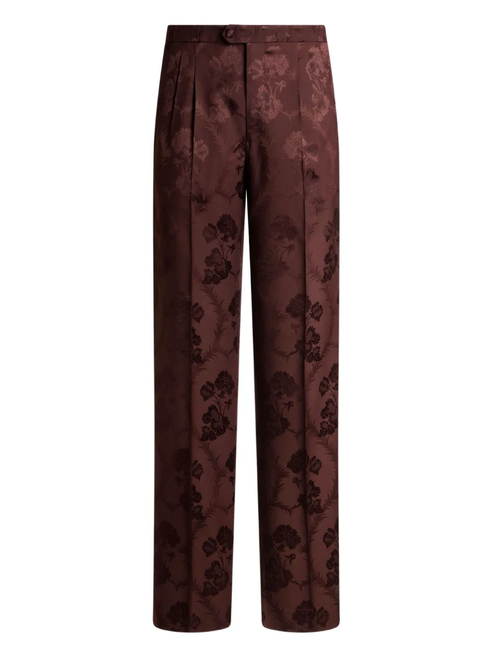 ETRO jacquard floral trousers | Red | Image 1