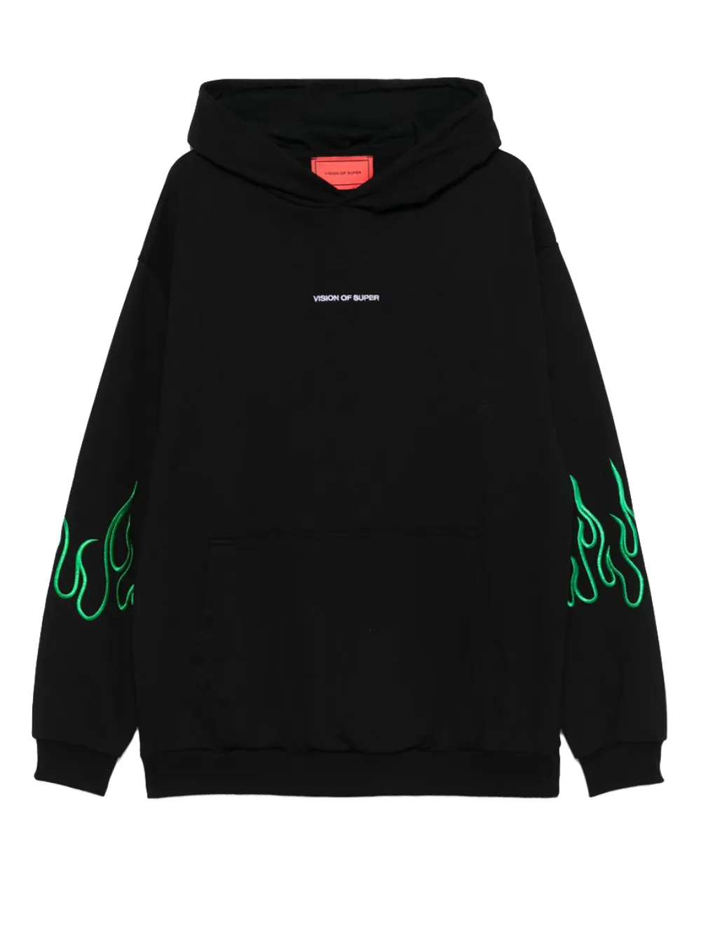 Vision Of Super Felpa Flames con cappuccio | nero | Image 1