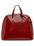Gucci Pre-Owned 2016-2025 Large Microguccissima Patent Nice Dome Top Handle Bag satchel - Red
