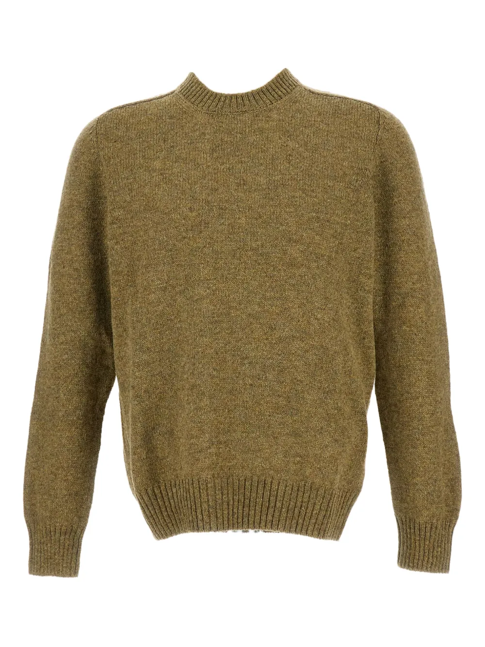 Gran Sasso ribbed crew-neck sweater | Brown | Image 1