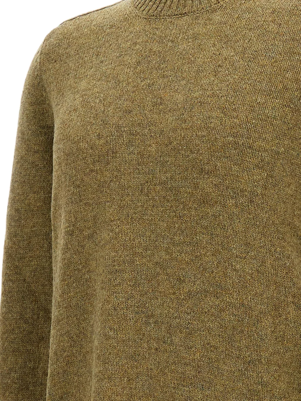 Gran Sasso Geribbelde sweater met ronde hals Bruin