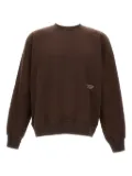 Pas Normal Studios organic-cotton crew-neck sweatshirt - Brown