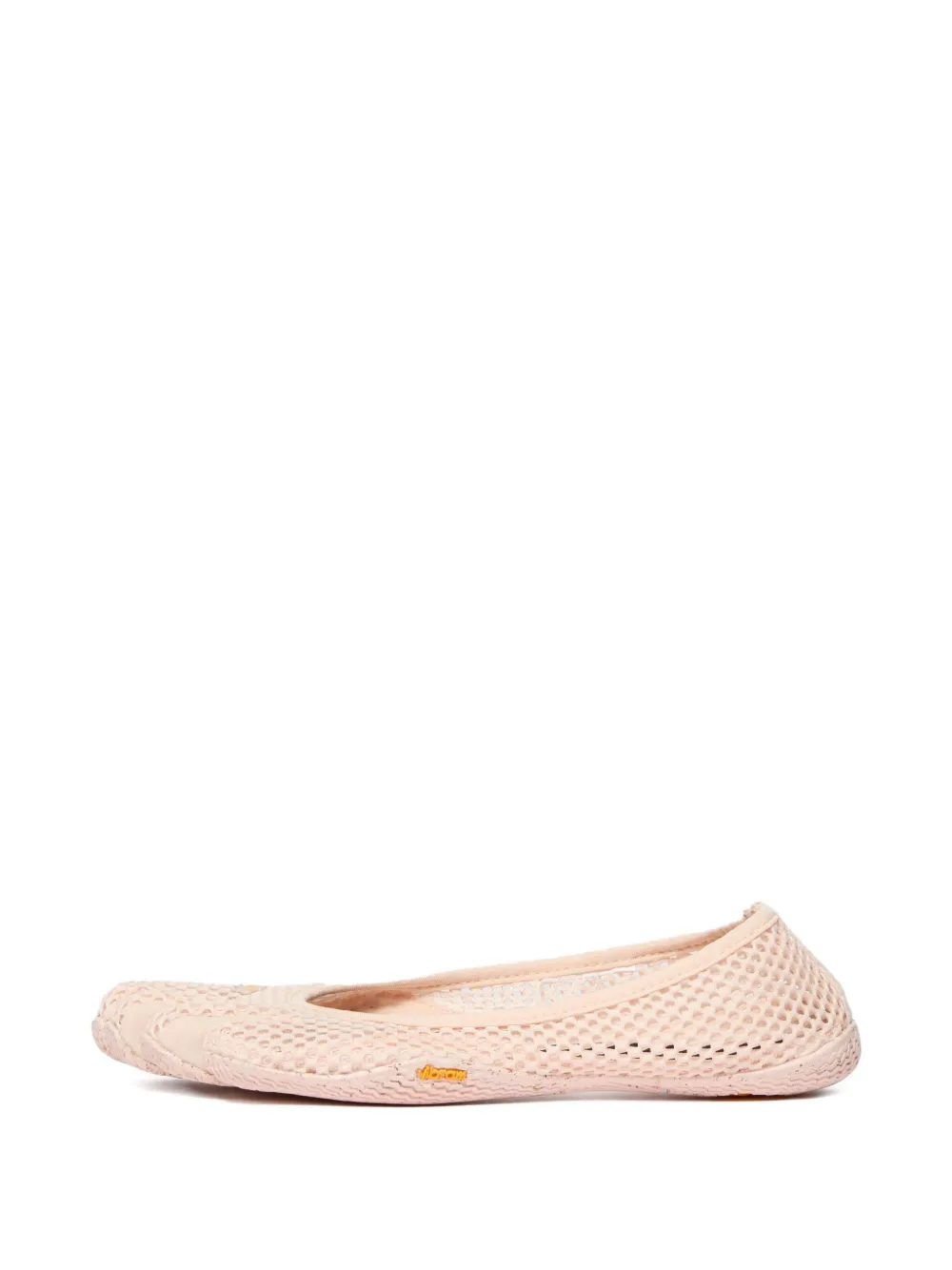 Vibram Vi-b Five-toe Mesh Ballet Flats In Neutral