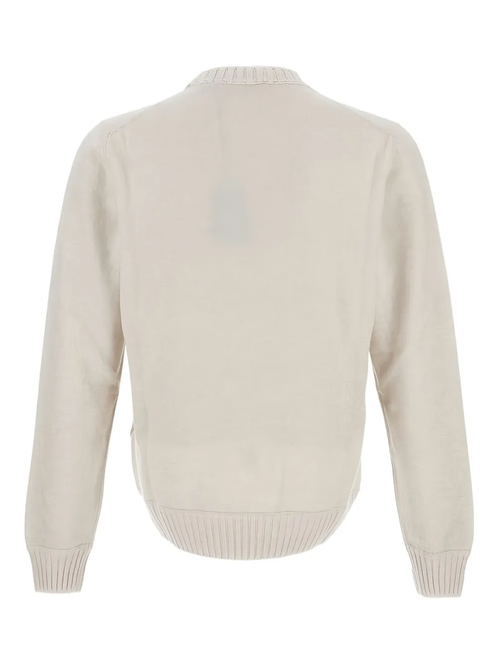 Gran Sasso Geribbelde trui met lange mouwen Beige