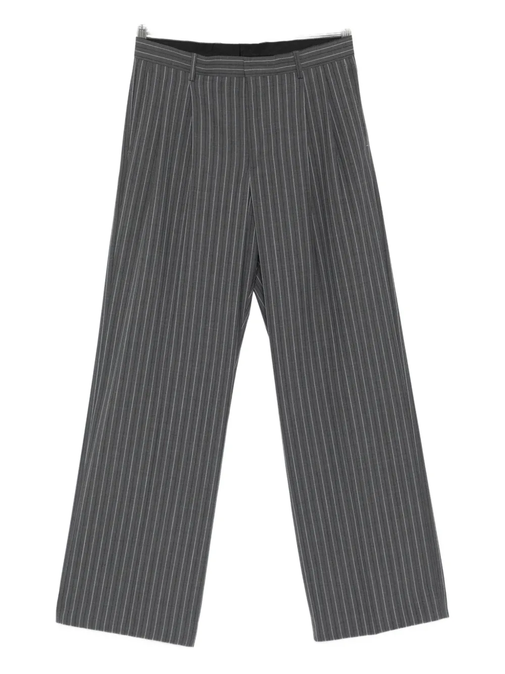 Sunflower Pinstripe Tailored Trousers In Gray