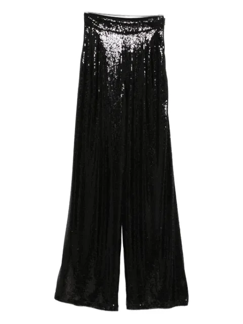NISSA pantalones bordados con lentejuelas