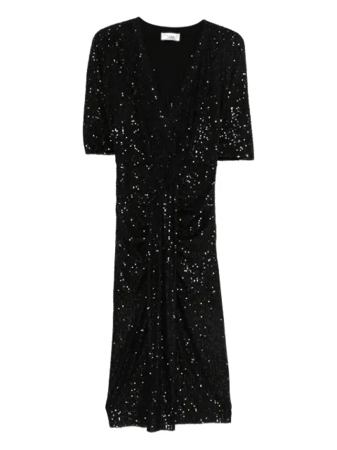 NISSA sequinned midi dress 