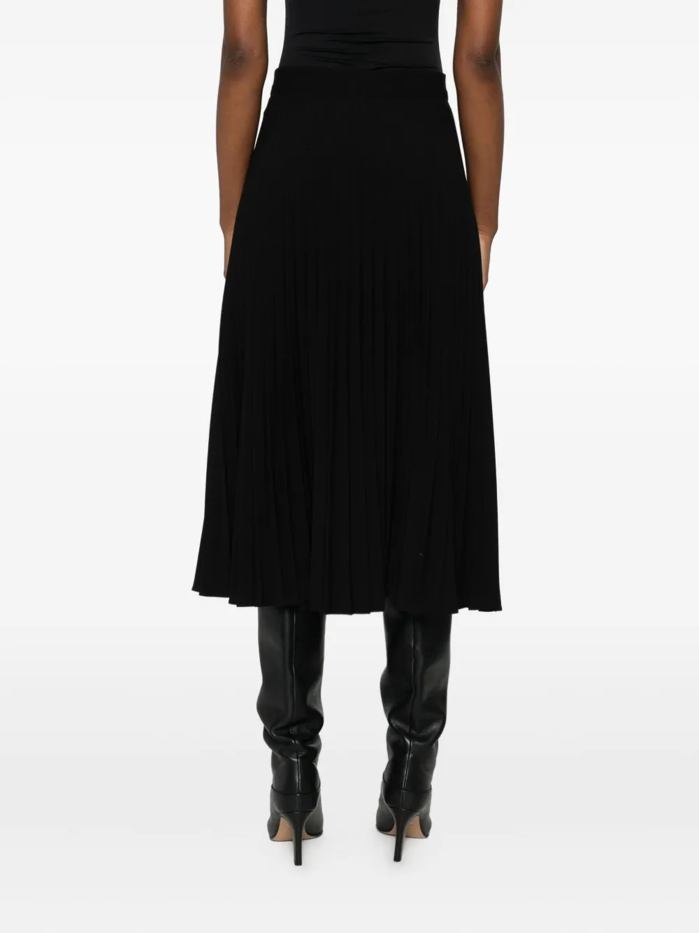 Button Midi Skirt