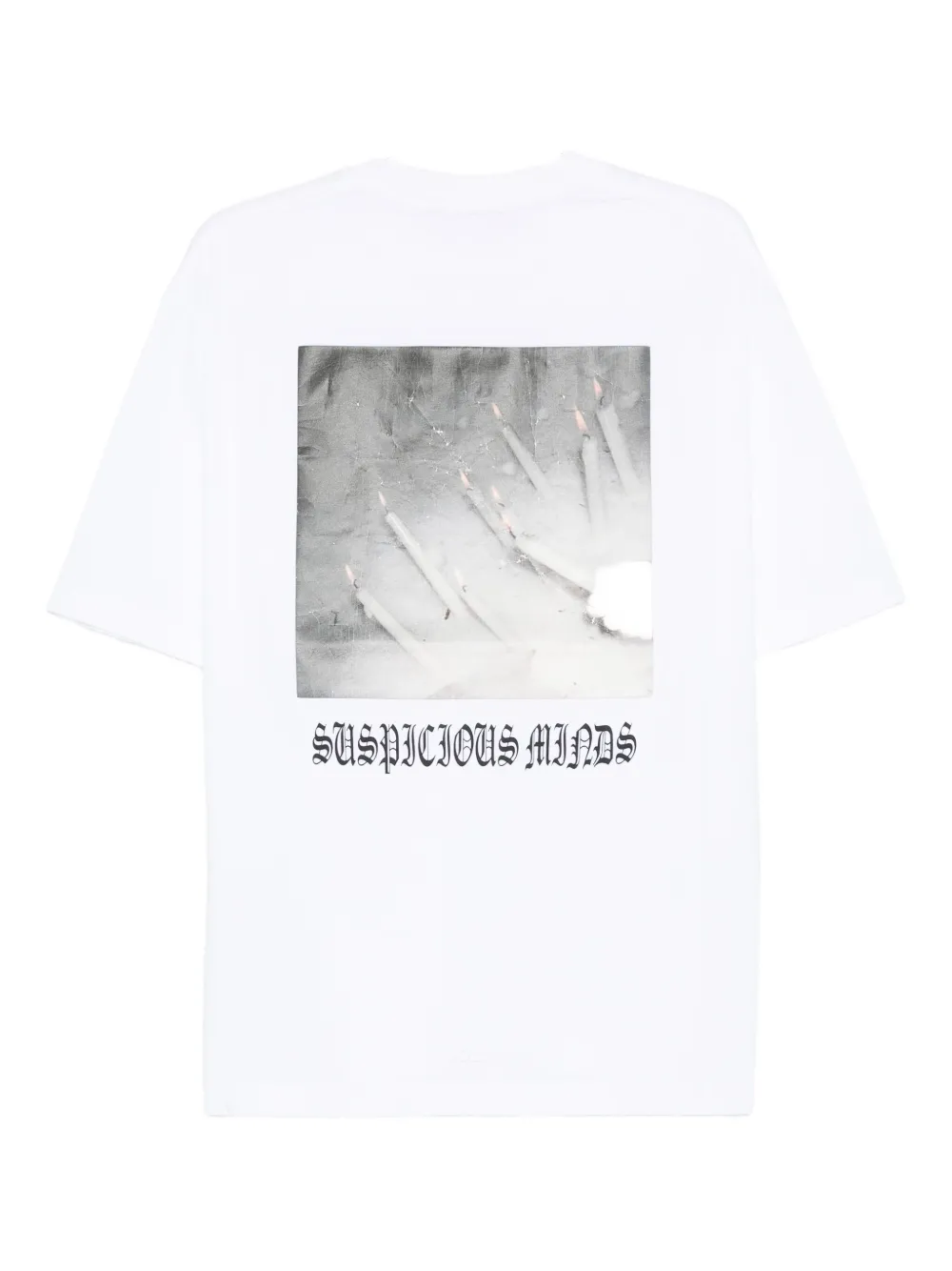 032c Candle Dinner Graphic-print T-shirt In White