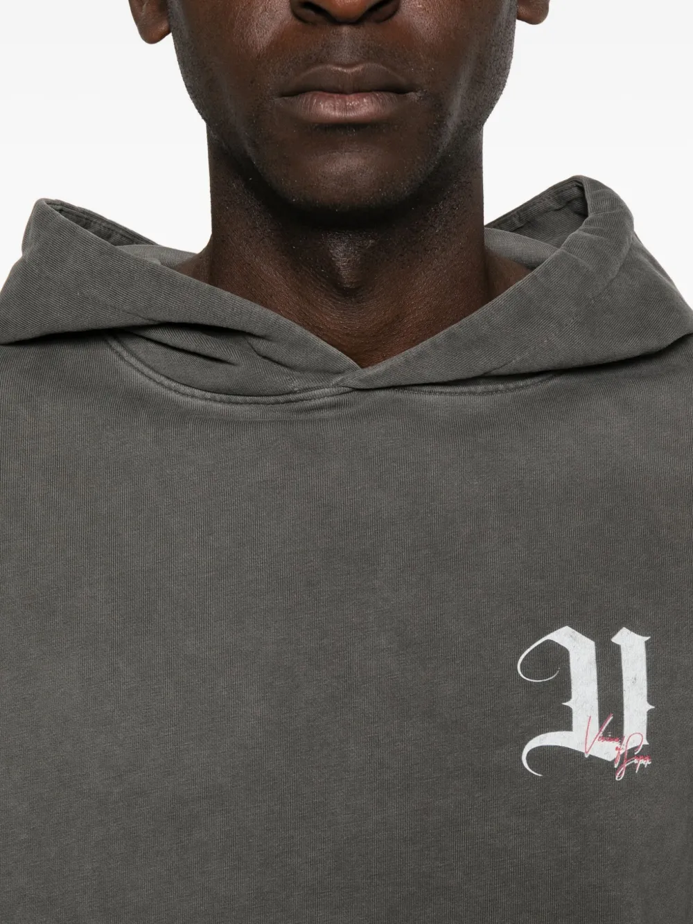 Vision Of Super Hoodie met logoprint Grijs