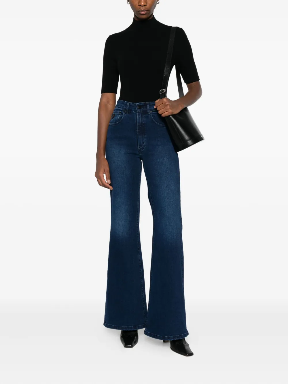 LOIS JEANS high-waisted flared jeans - Blauw