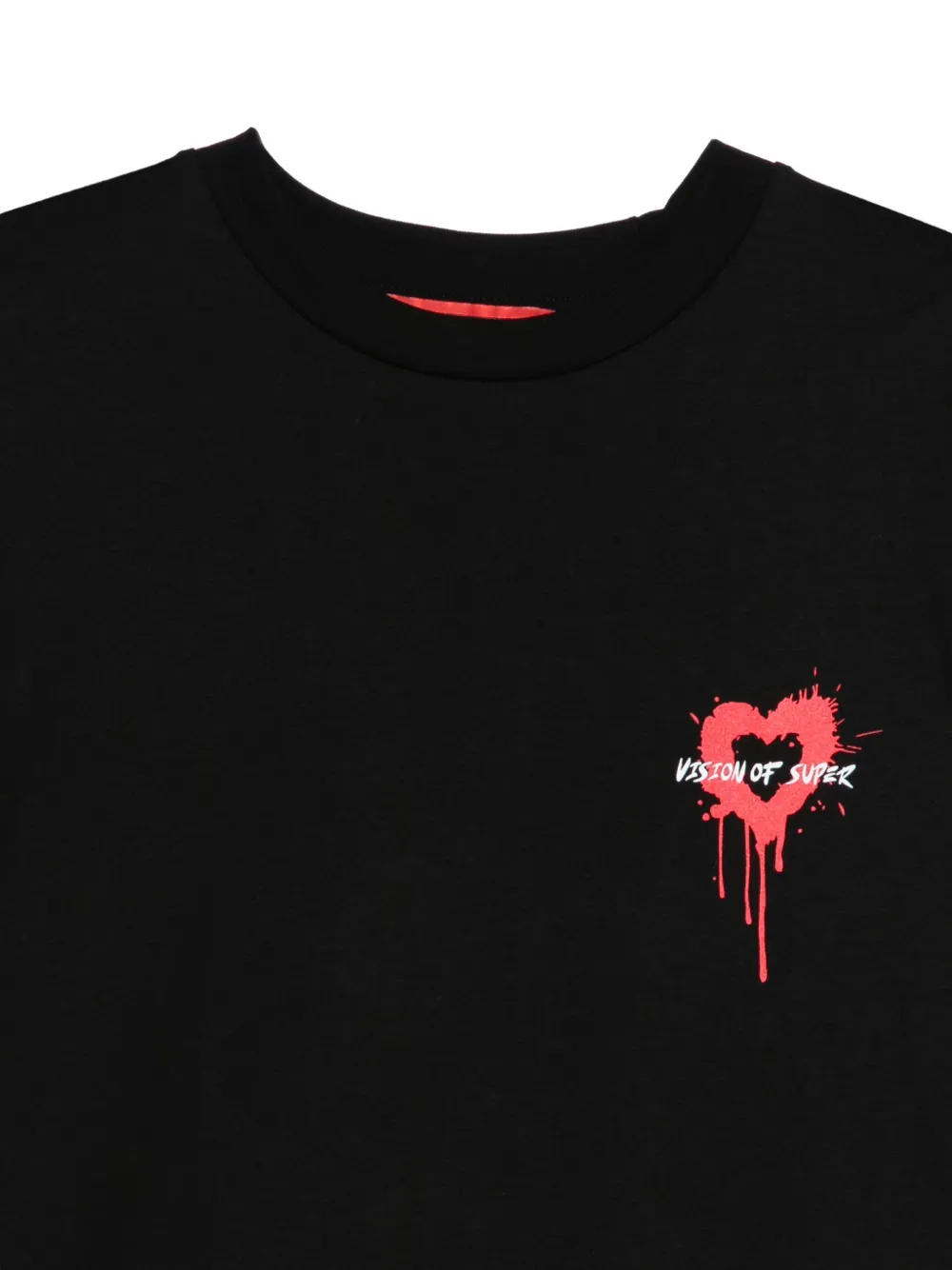 Vision Of Super T-shirt met pofprint Zwart