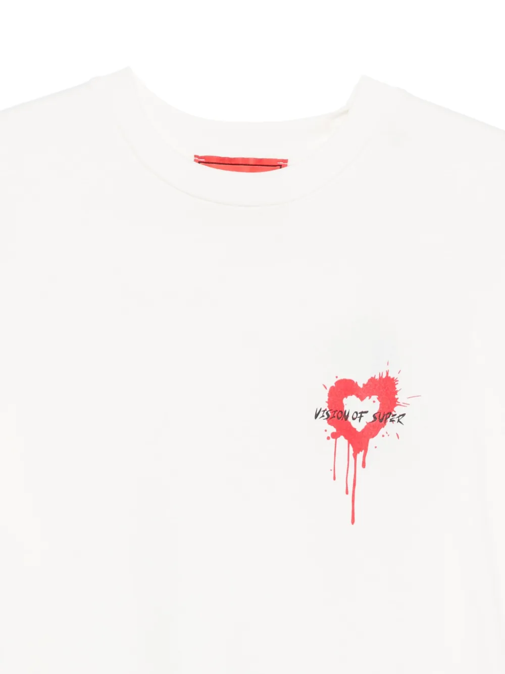 Vision Of Super T-shirt met grafische print Wit
