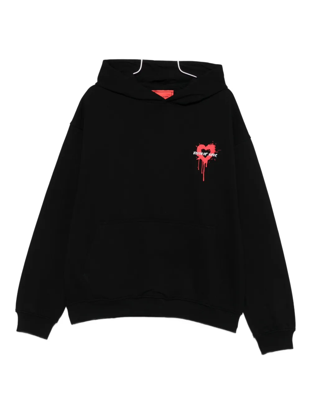 Vision Of Super Puff Print hoodie | Black | Image 1