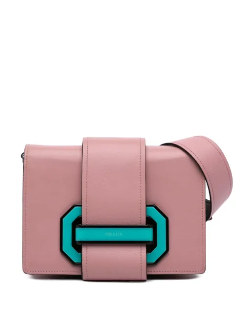 Prada Pre-Owned 2021-2025 City Calf Plex Ribbon crossbody bag