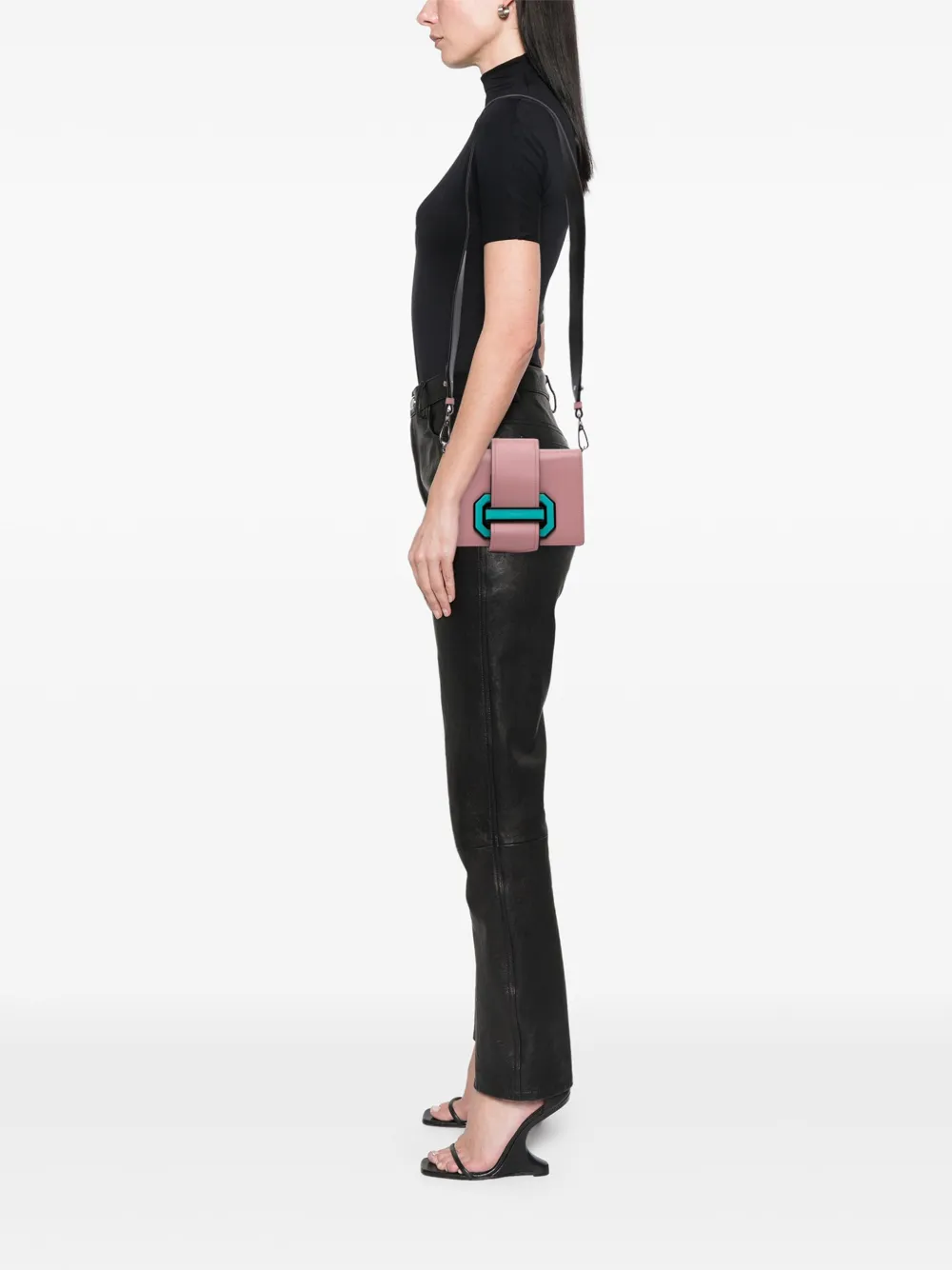 Prada Pre-Owned 2021-2025 City Calf Plex Ribbon crossbody bag | Pre-Owned | Image 2