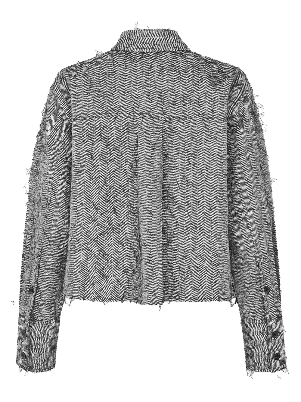 SAMSOE SAMSOE Sasofila herringbone frayed shirt | Shirts | Image 2