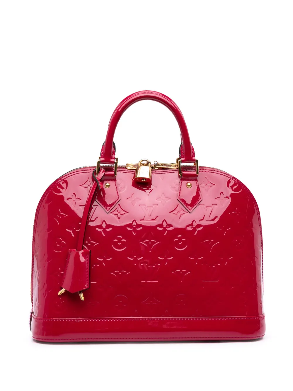 Louis Vuitton Pre-Owned 2012 モノグラム ヴェルニ アルマ PM ハンドバッグ - レッド Louis Vuitton Pre-Owned 2012 モノグラム ヴェルニ アルマ PM ハンドバッグ - レッド