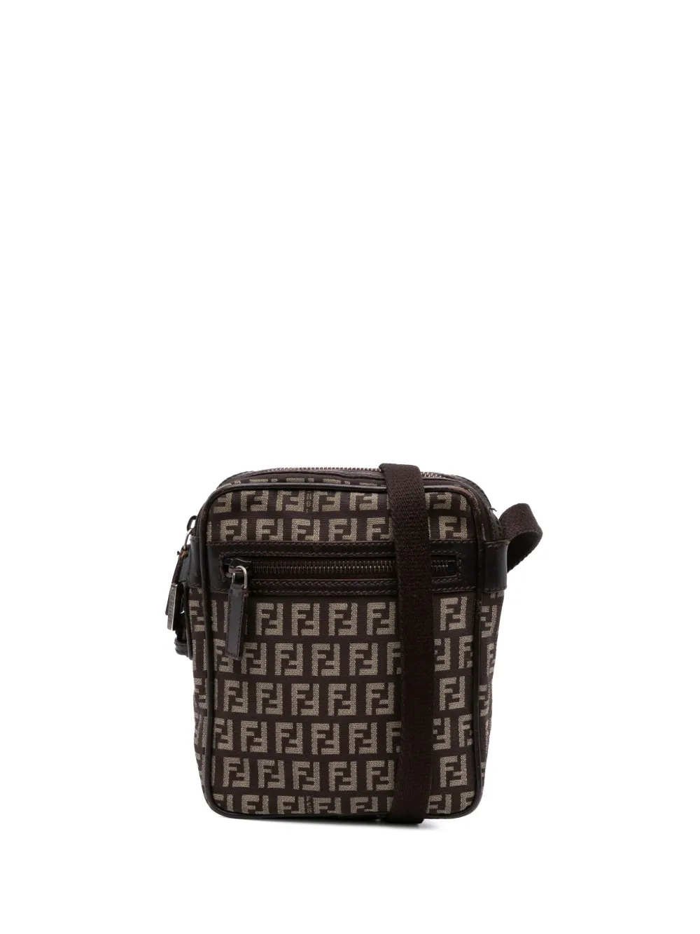 Fendi Pre-Owned 2000-2010 Zucchino Canvas crossbody bag | Brown | Image 1