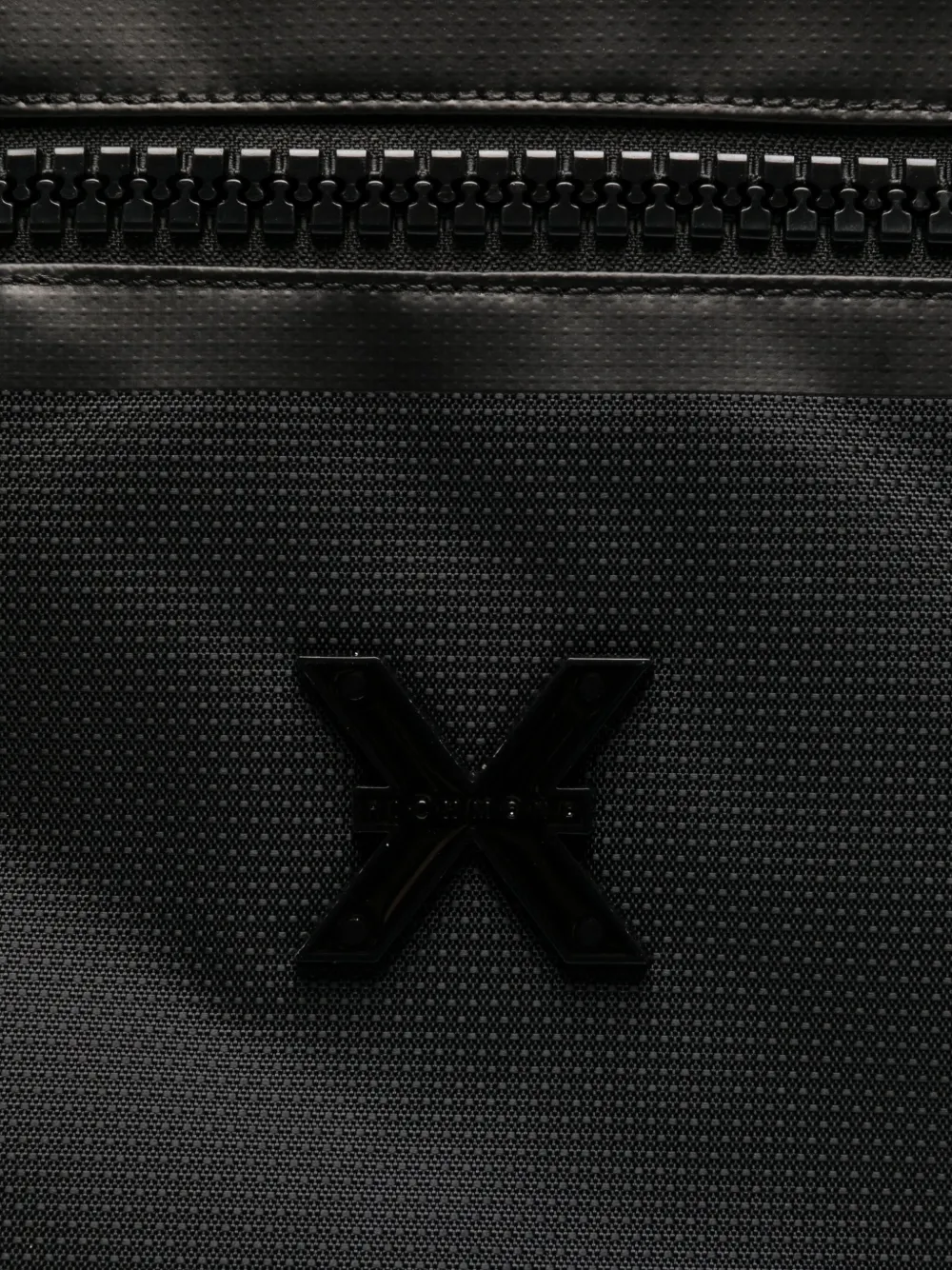 John Richmond Rugzak met logo en rits Zwart