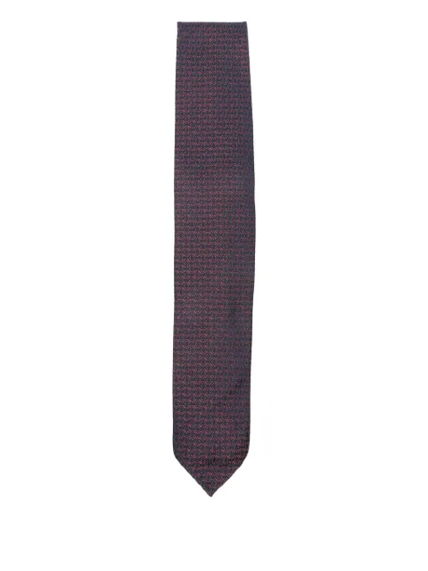 Lardini patterned-jacquard tie