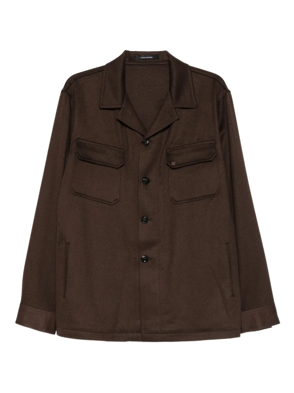 Tagliatore buttoned chest-pocket shirt - Marrone