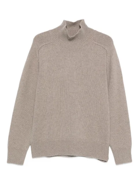 Soft Goat funnel-neck sweater