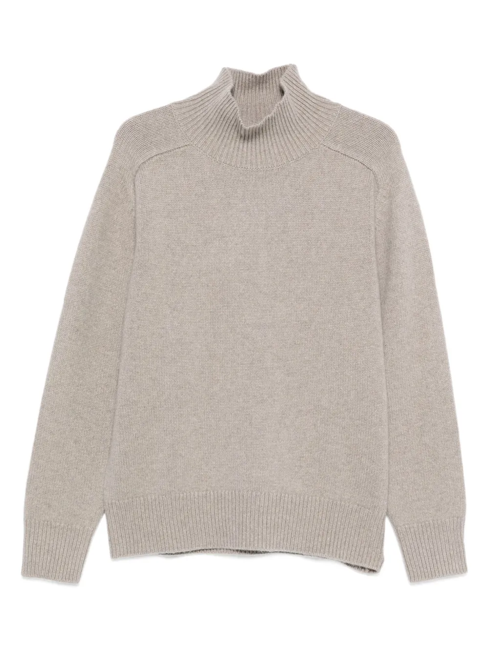 Soft Goat funnel-neck sweater | Neutrals | Image 1
