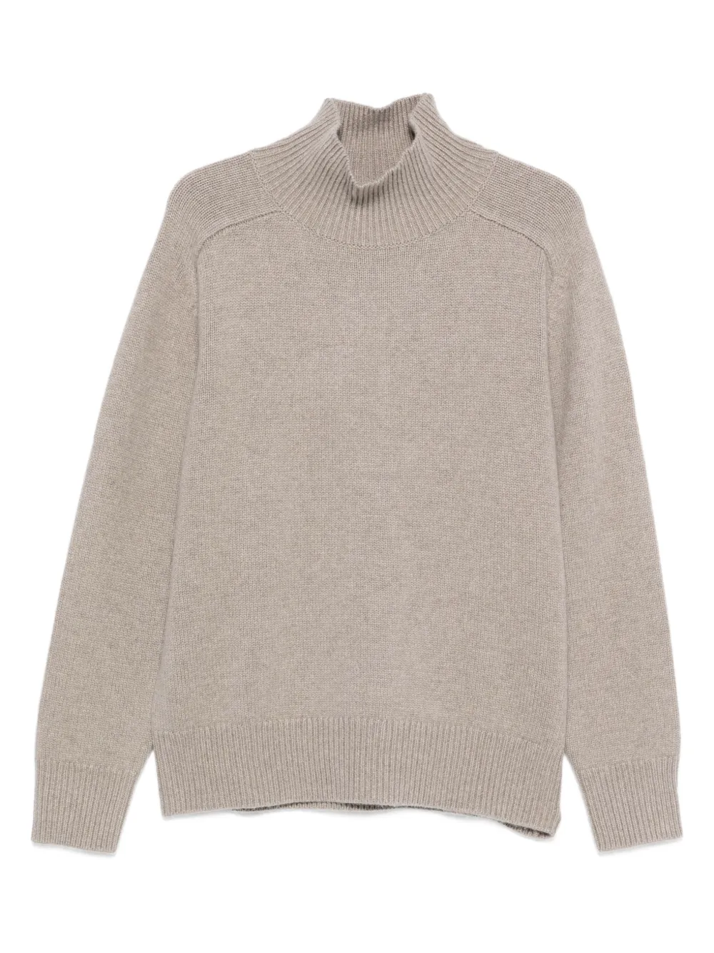Soft Goat funnel-neck sweater | Neutrals | Image 1