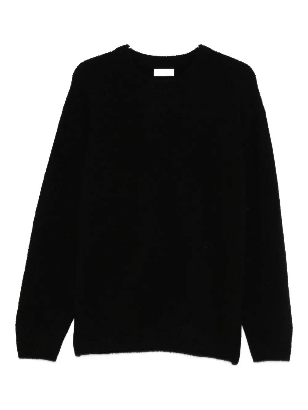 Soft Goat crew-neck sweater - ブラック Soft Goat crew-neck sweater - ブラック